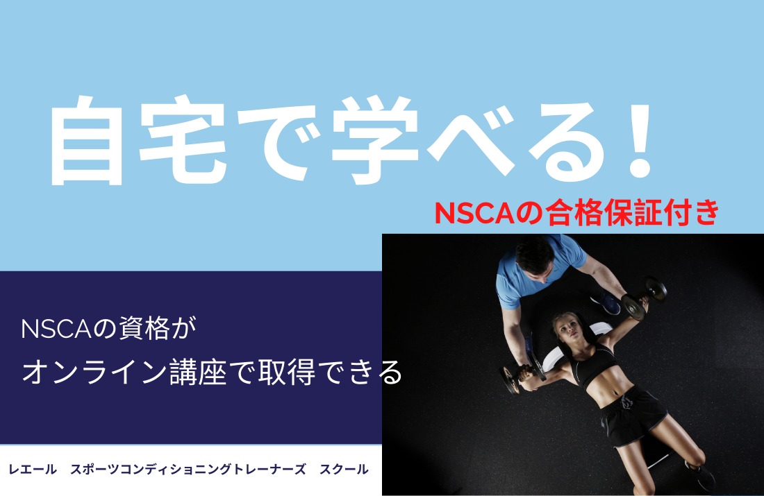 21年度nsca Cpt合格保証付講座 Nsca公認パーソナルトレーナーの資格を半年間で取得する Nsca公認パーソナルトレーナースクール レエール